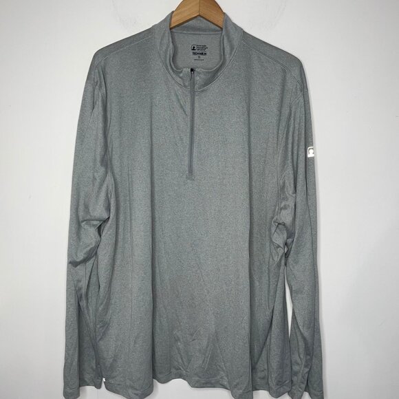 EMS Eastern Mountain Sports Techwick Gray 1/4 Zip Performance Pullover Mens XXXL - Picture 7 of 9